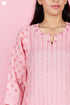 Chanderi Silk Kurta And Pant Set With Block Print